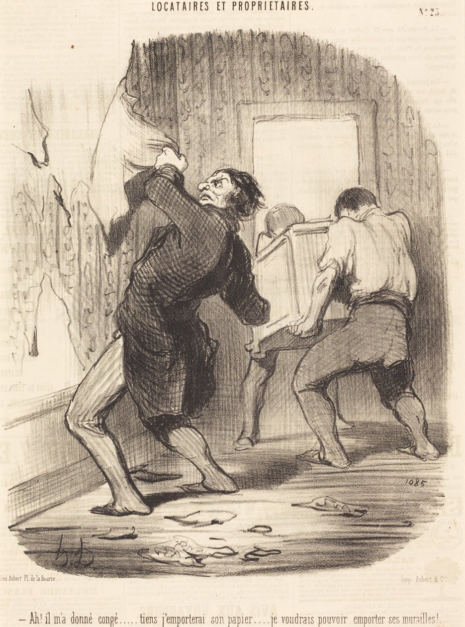 Ah! He Dismissed Me... by Honoré Daumier