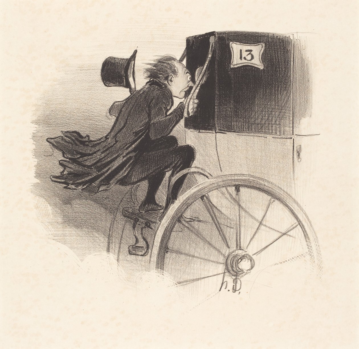 Ah! Very Well I Am Sure! Unfortunate... by Honoré Daumier