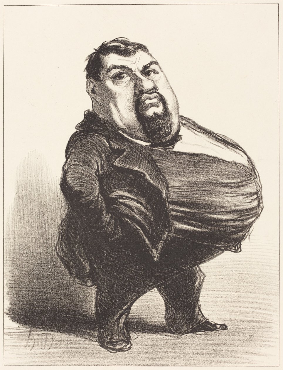 Antony Thouret by Honoré Daumier