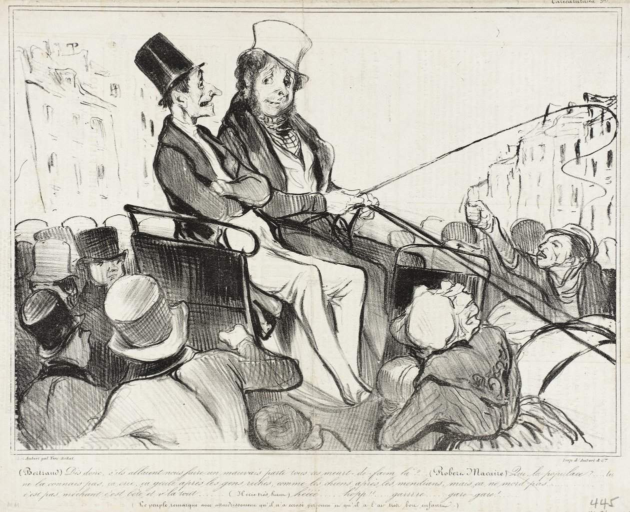 Bertrand, Say, What if They Were to... by Honoré Daumier