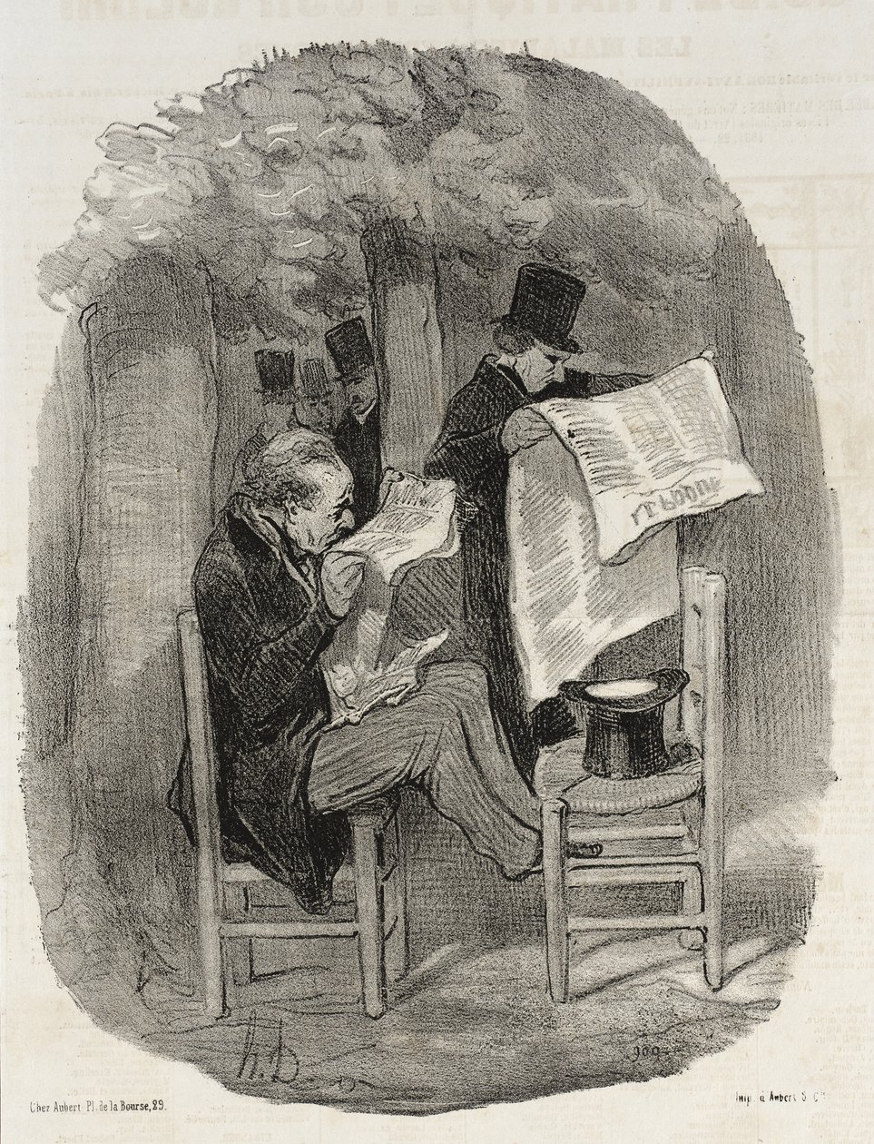 What the Bourgeois Agreed to Call a Little Distraction by Honoré Daumier