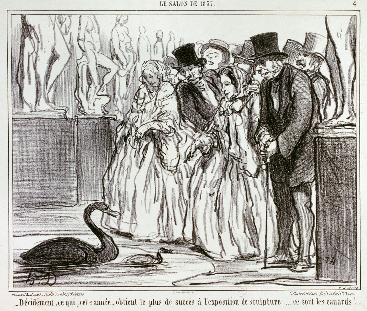 Decidedly, what this year achieves the greatest success at the sculpture exhibition... / 4. by Honoré Daumier