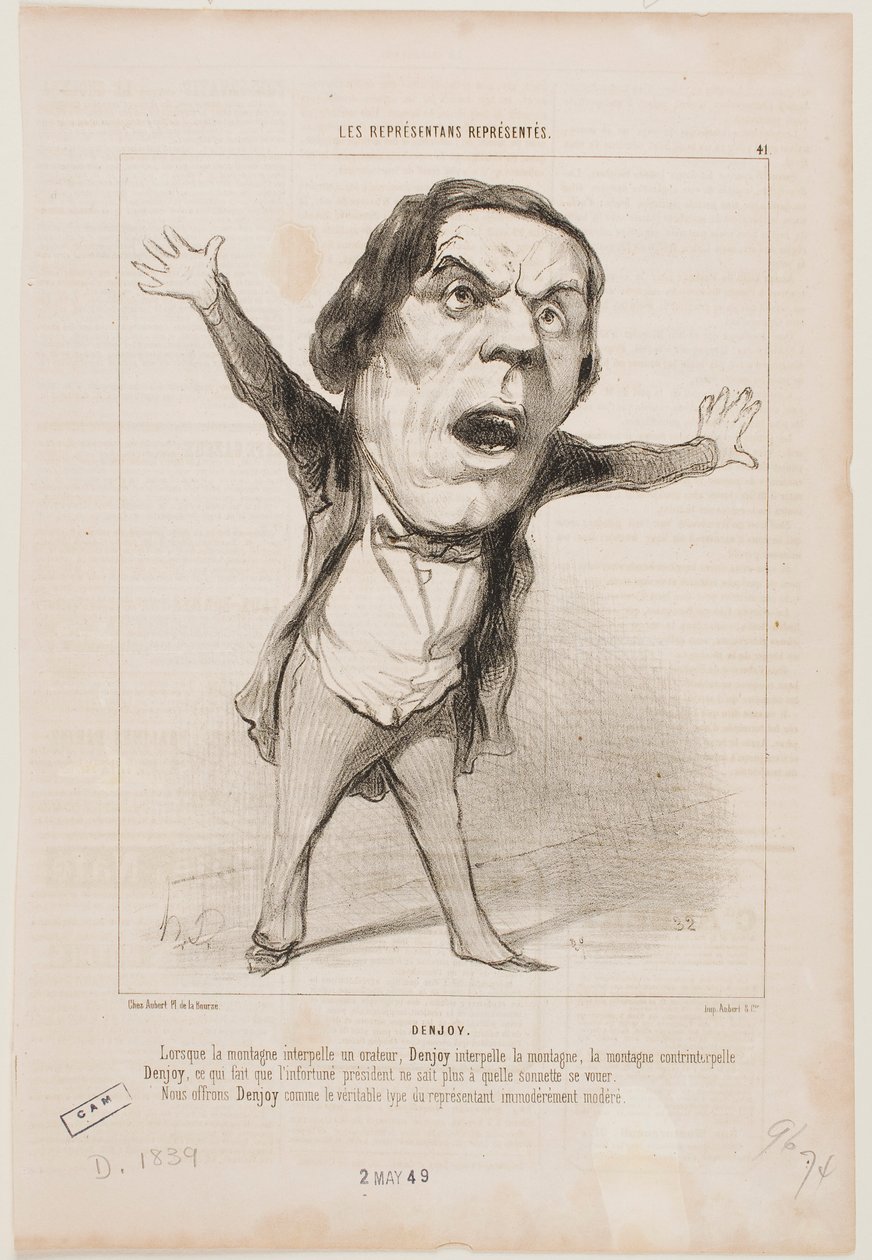 Denjoy by Honoré Daumier