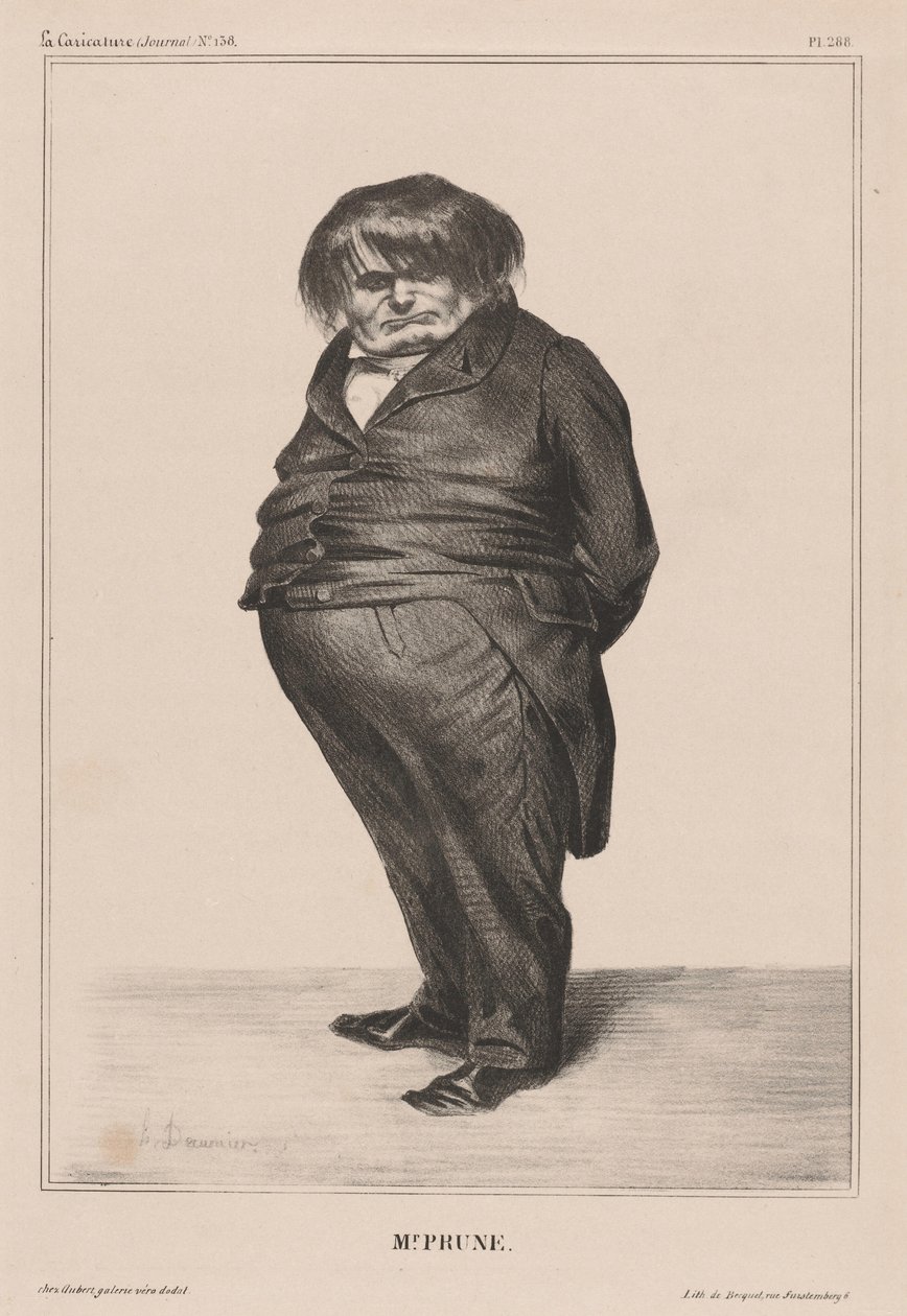 Doctor Prunelle by Honoré Daumier