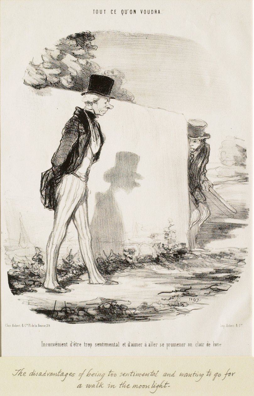 Downside of being too sentimental... by Honoré Daumier