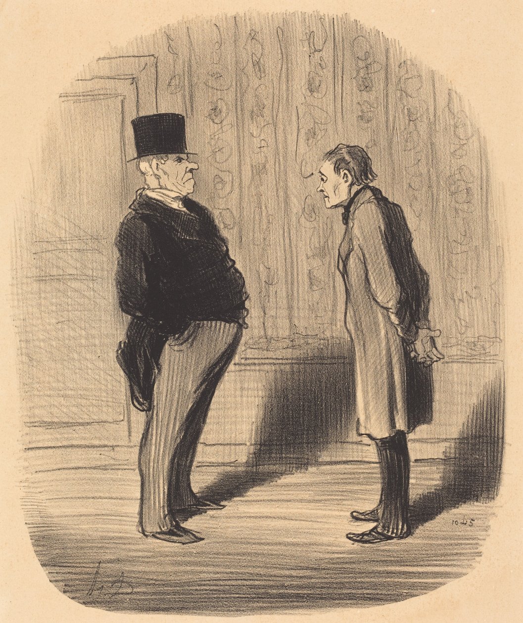 Eh! Well Sir and My Three Terms... by Honoré Daumier