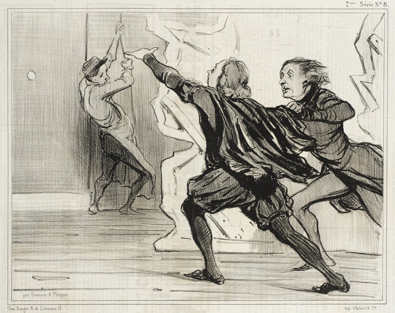Dramatic Farce by Honoré Daumier