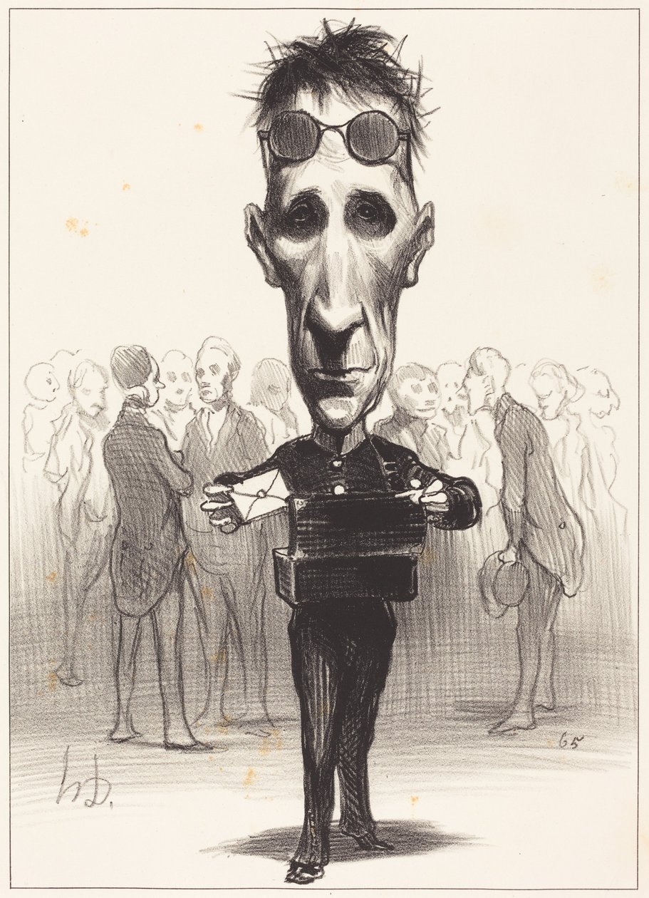 Félix Saint-Priest by Honoré Daumier