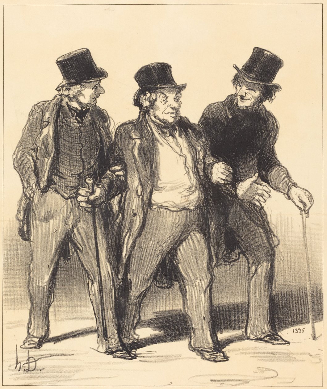 It seems to me that I see... a... dog... without a muzzle!... by Honoré Daumier