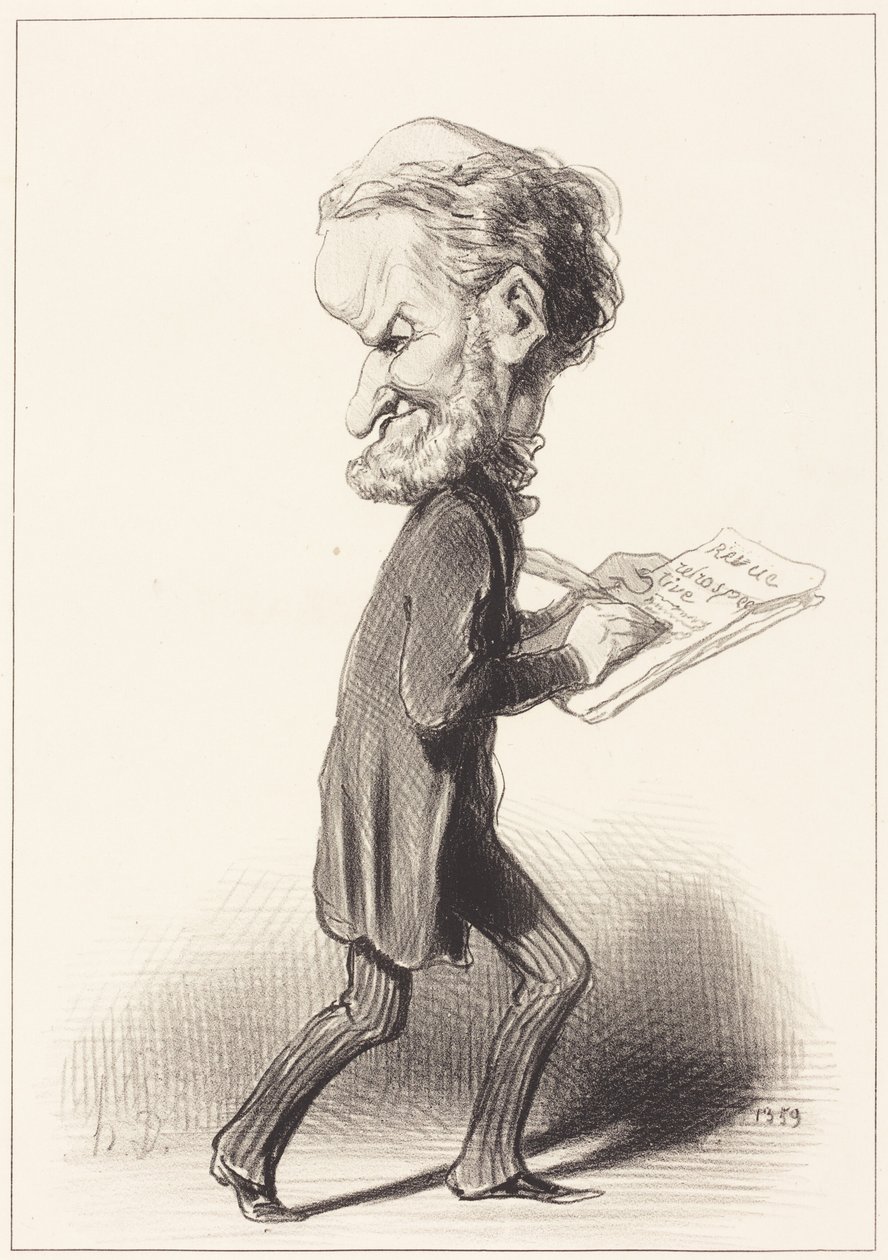 J. Antoine Taschereau by Honoré Daumier