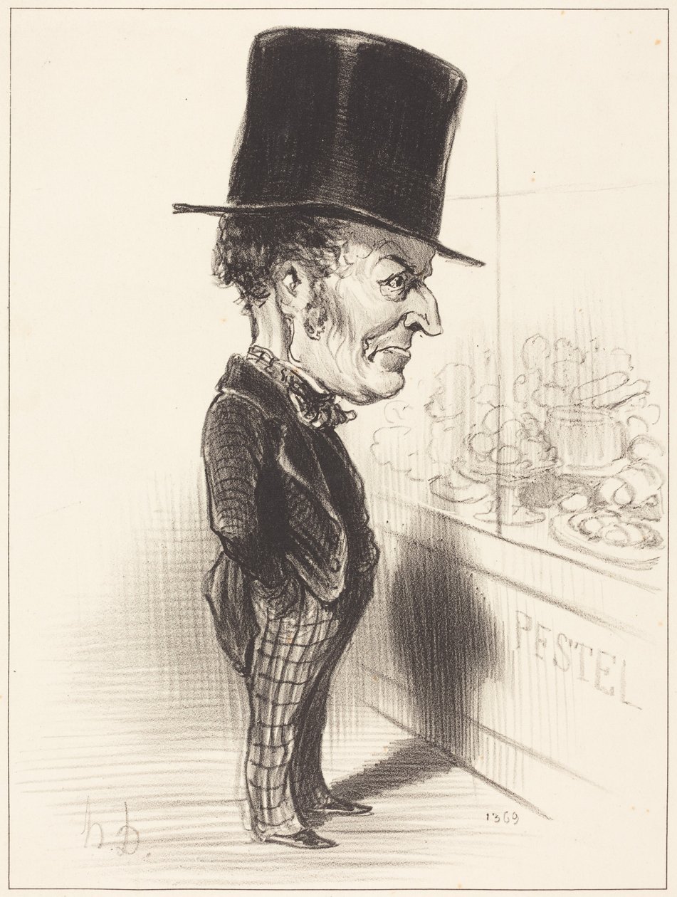 Jean Charles Besnard by Honoré Daumier