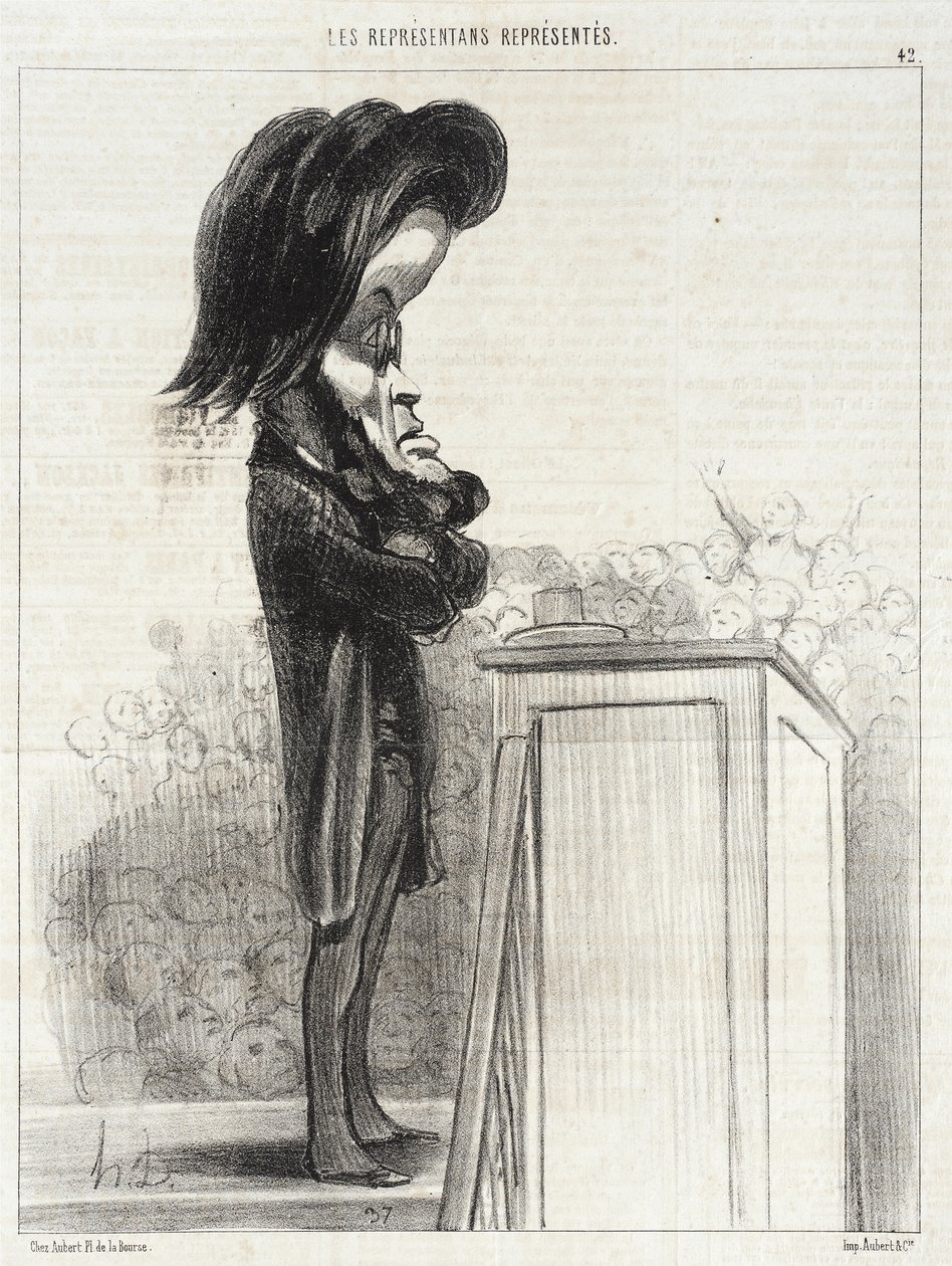 Jules Favre by Honoré Daumier
