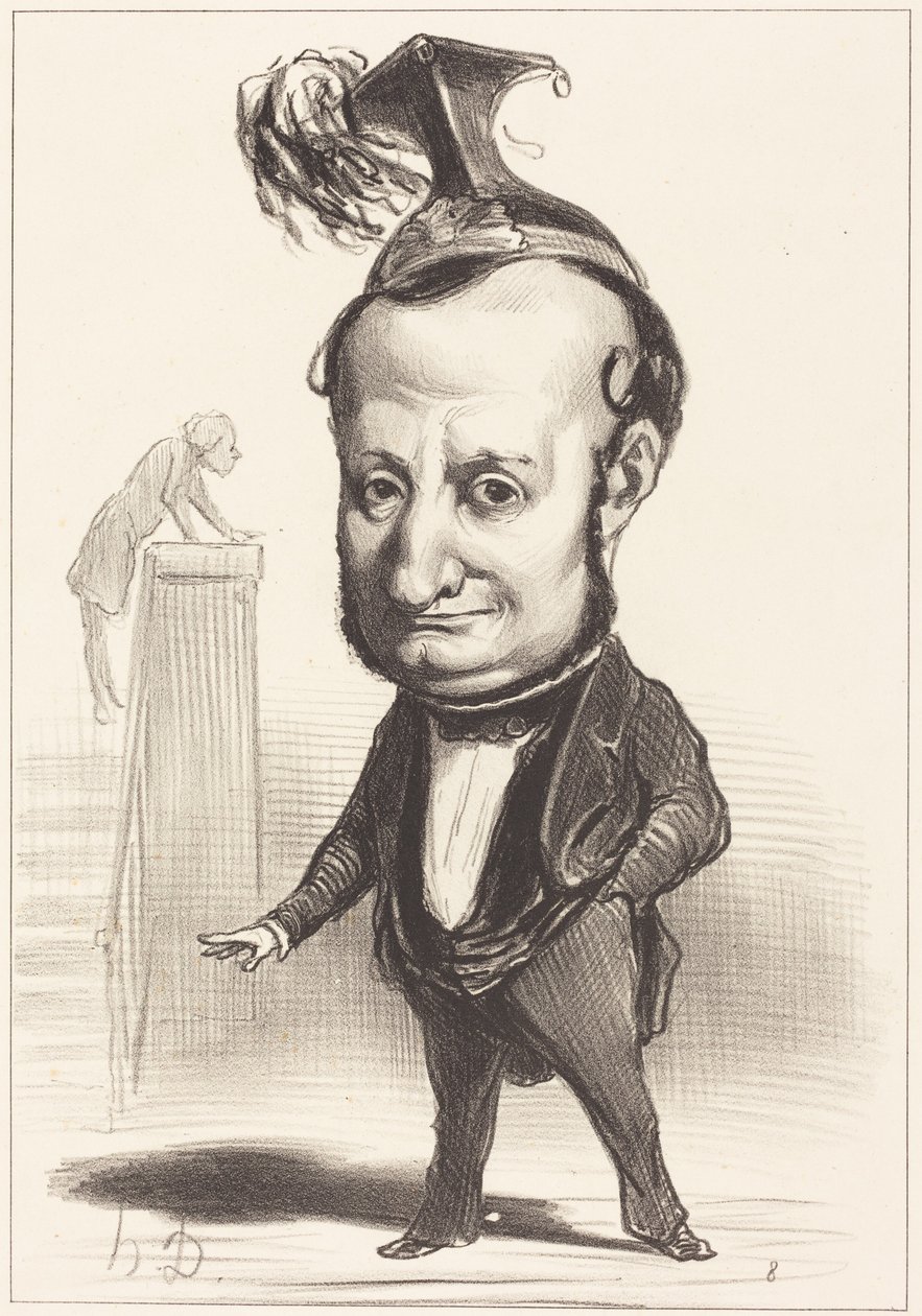 L.F. Raymond Wolowski by Honoré Daumier