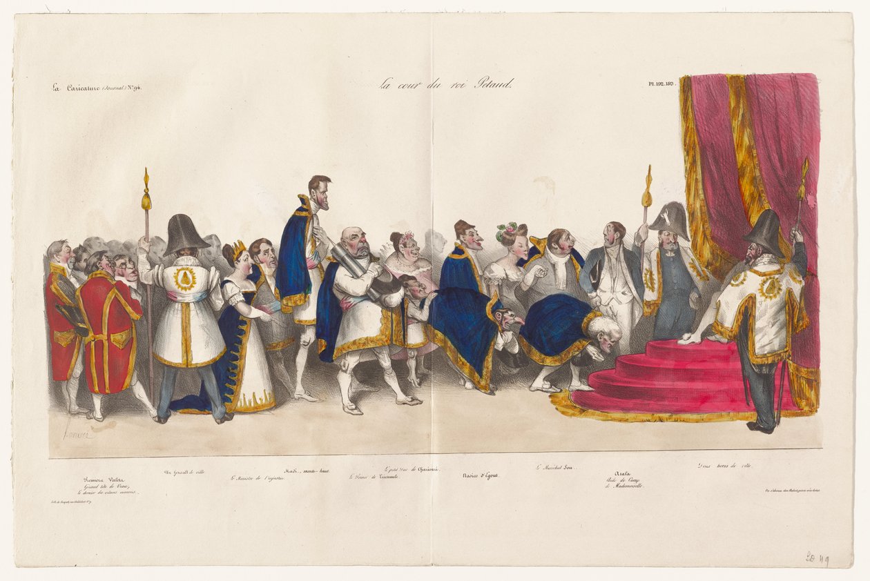 The Court of King Petaud by Honoré Daumier