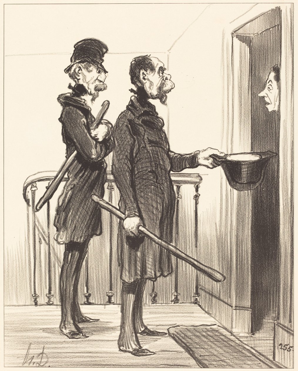 The Napoleonic Subscription by Honoré Daumier