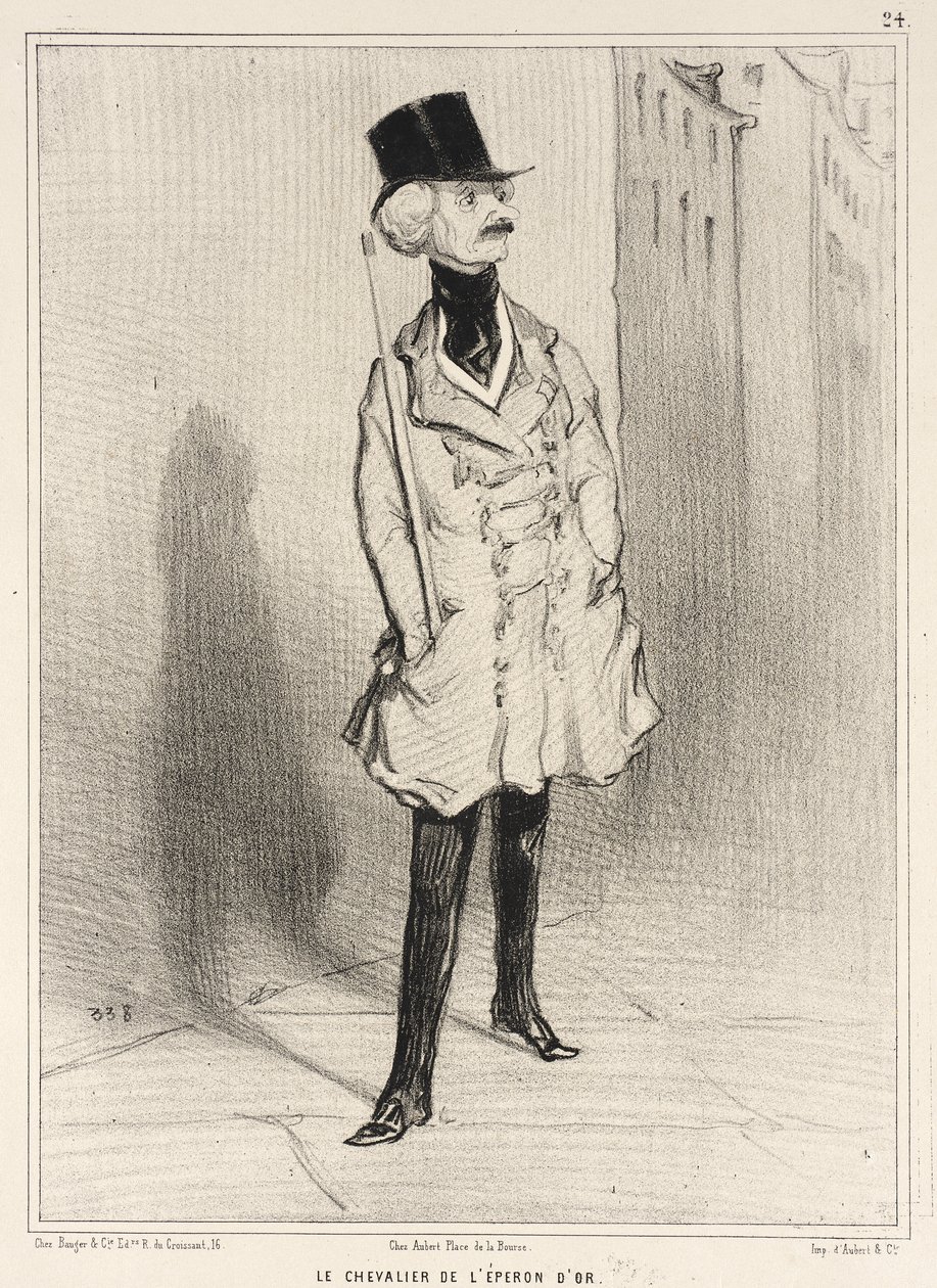 The Knight of the Golden Spur by Honoré Daumier