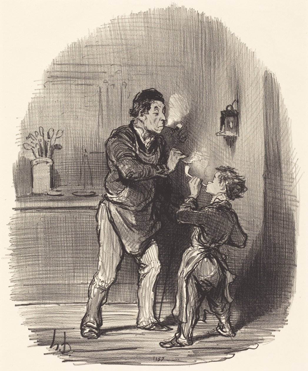 The Philosopher Ragpicker by Honoré Daumier