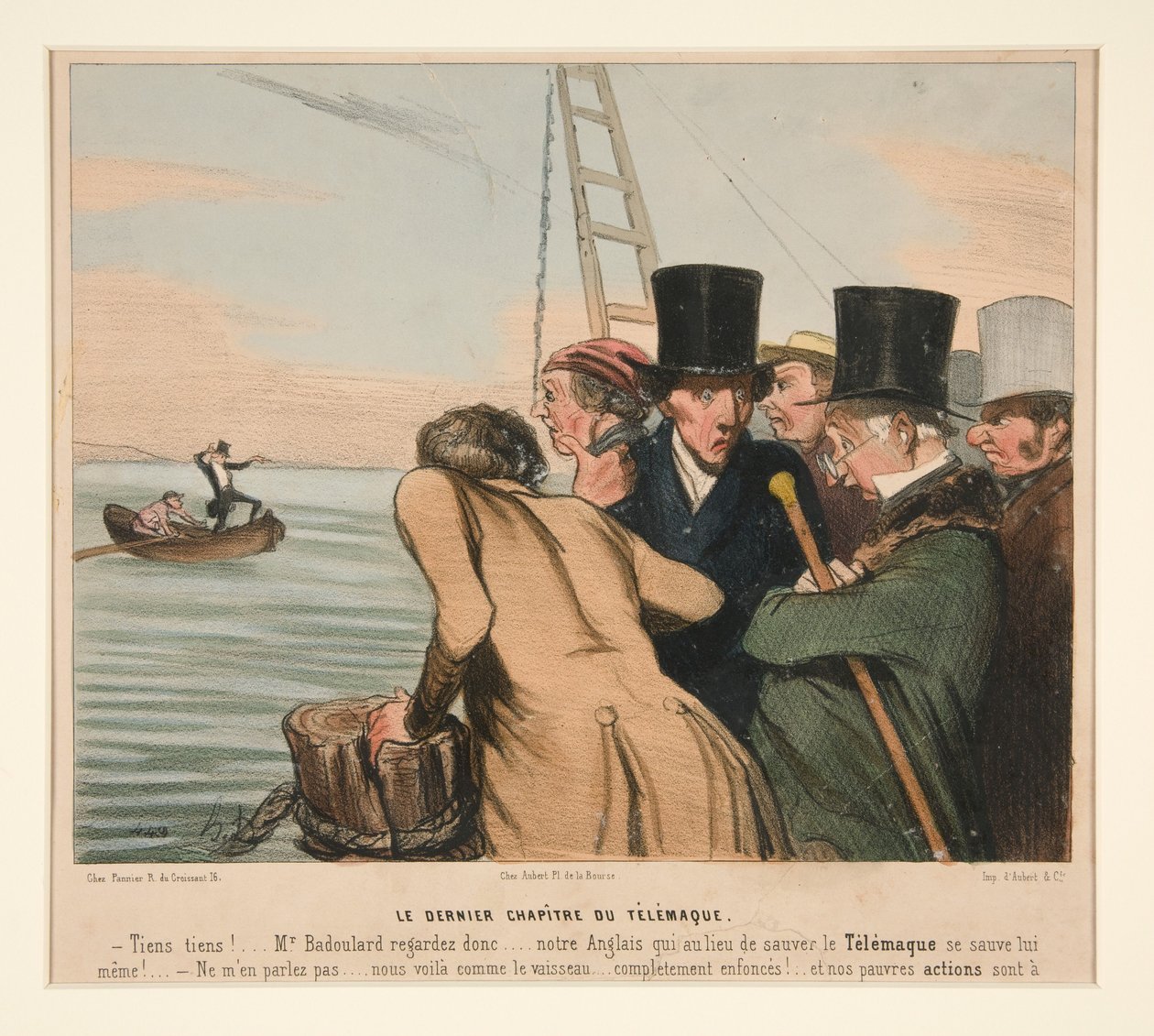 The Last Chapter of Telemachus, from La Caricature (Journal) by Honoré Daumier