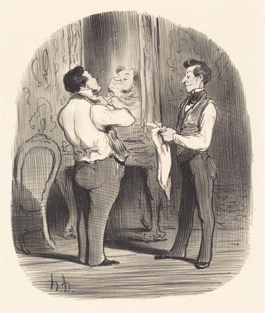 The Day When It Is About Making a Conquest by Honoré Daumier