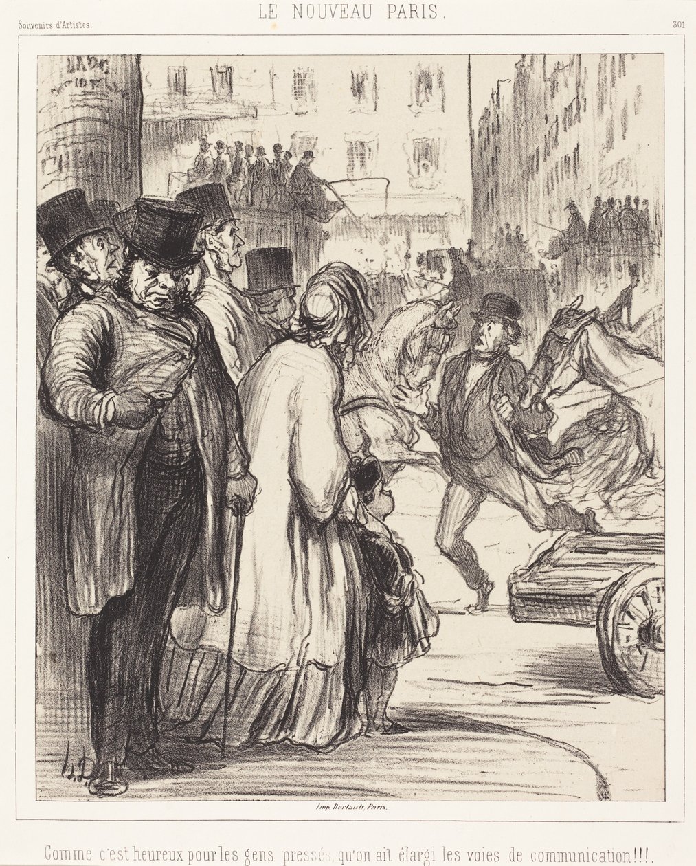 The New Paris by Honoré Daumier