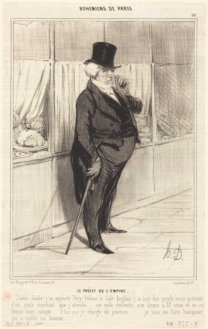 The Prefect of the Empire by Honoré Daumier