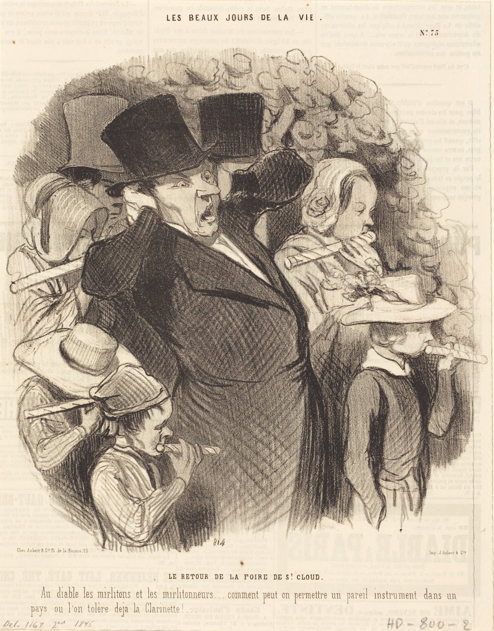 The Return from the Saint-Cloud Fair by Honoré Daumier