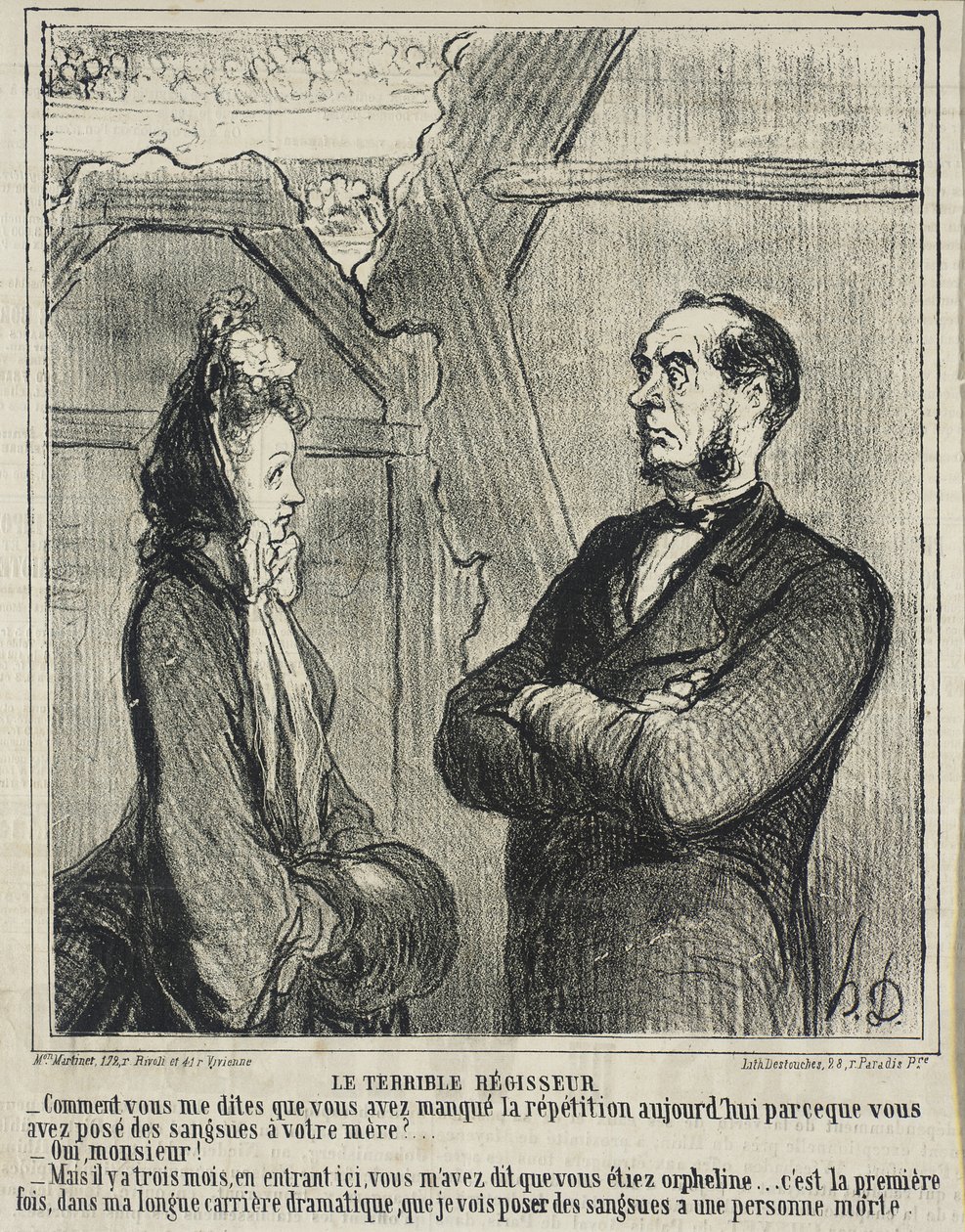 The Terrible Manager by Honoré Daumier