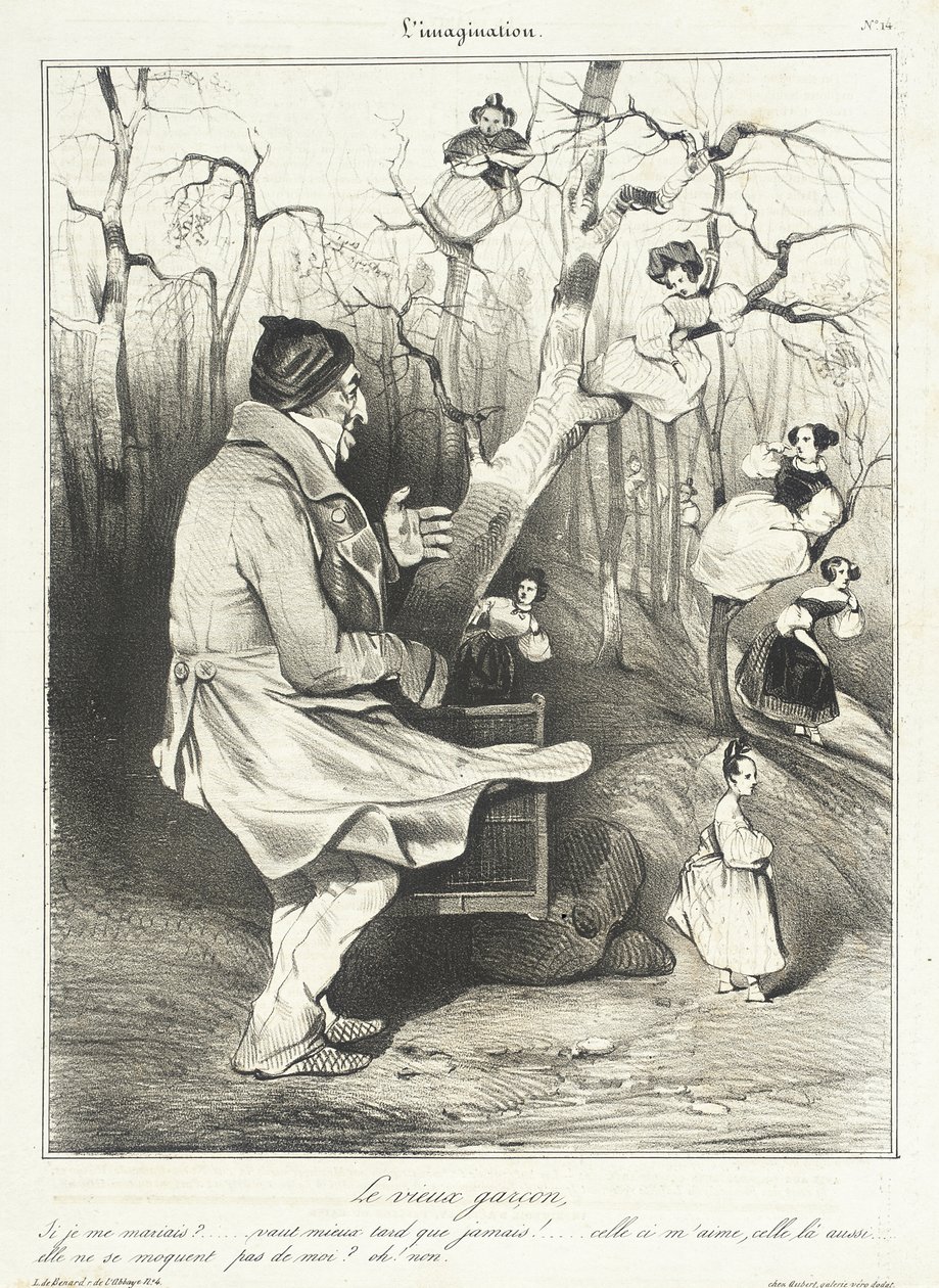 The Old Boy by Honoré Daumier
