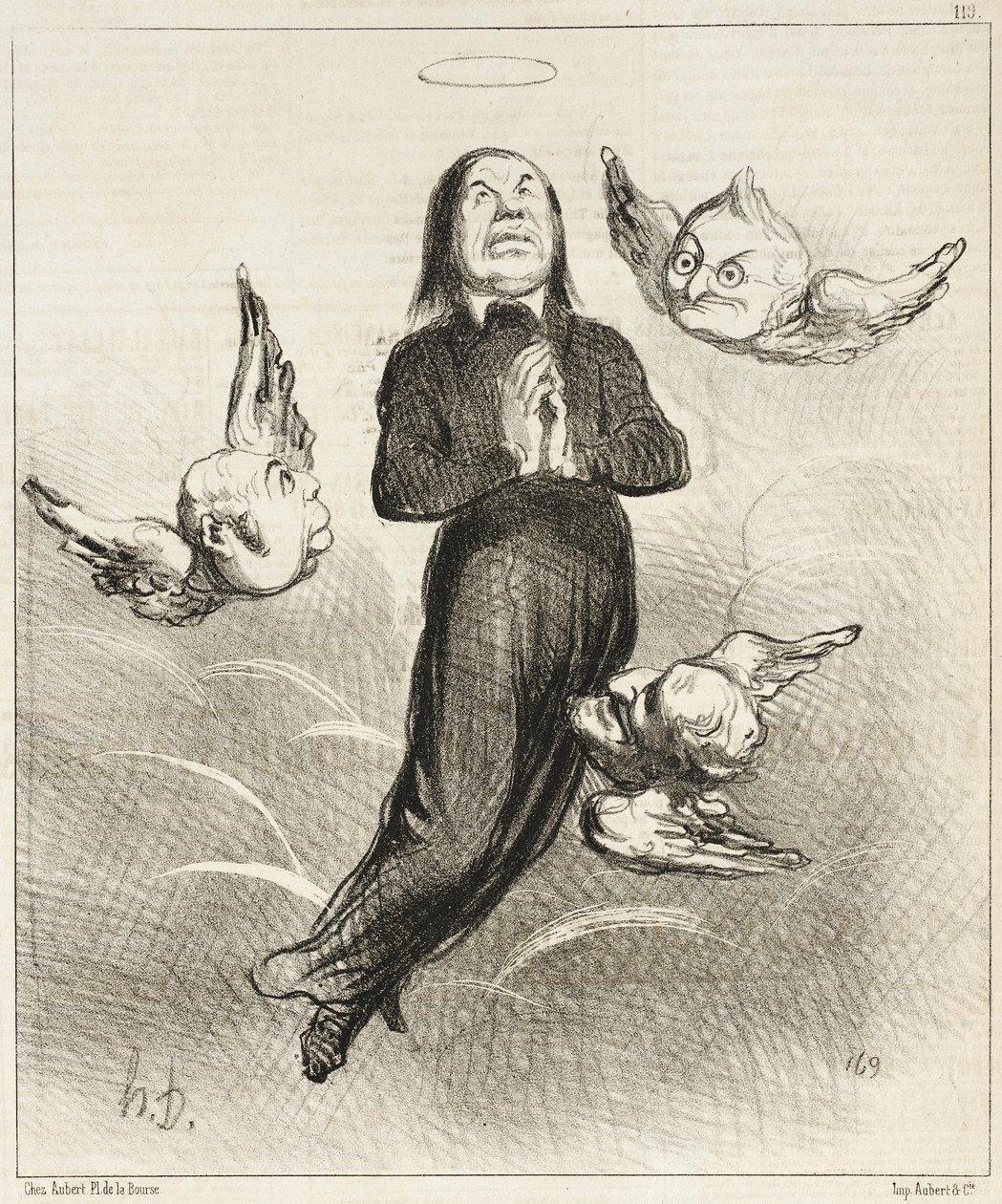 Legend of the Year 1850 by Honoré Daumier