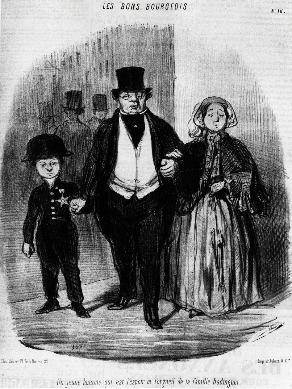 Les Bons Bourgeois by Daumier, in Charivari of 16/09/1846 by Honoré Daumier