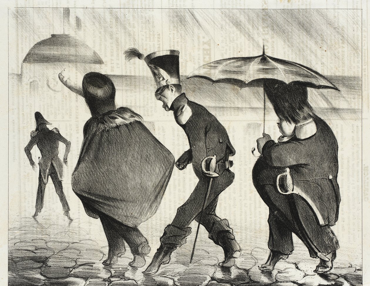 The Intrepid Ones by Honoré Daumier