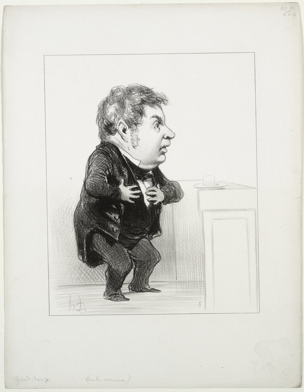 Michel Goudchaux by Honoré Daumier