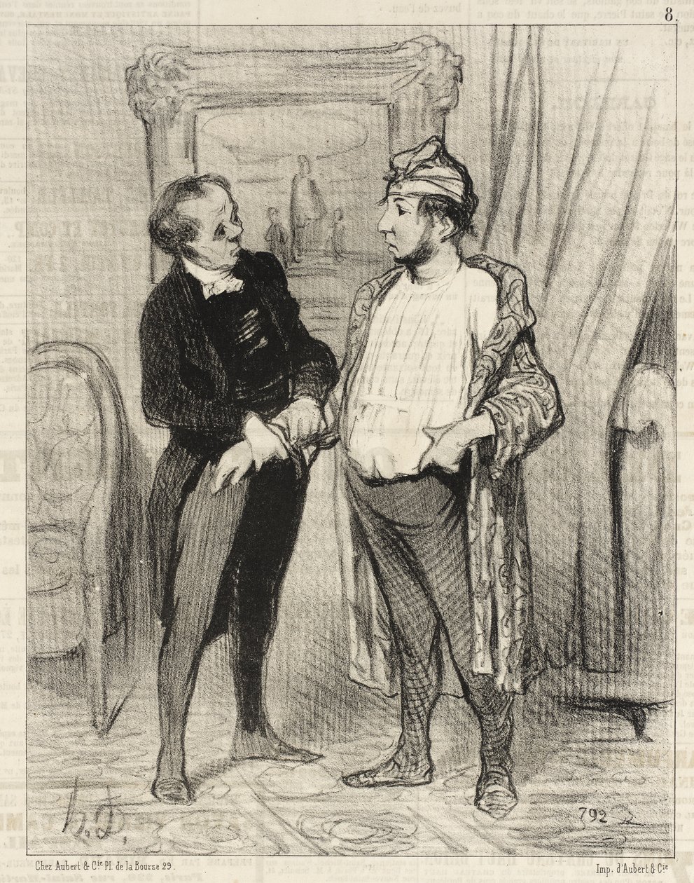 My dear, I assure you that I... by Honoré Daumier