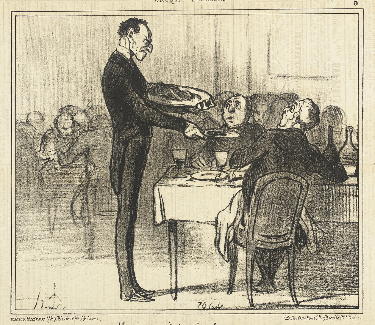 Would Sir Like Some Pancakes?... by Honoré Daumier