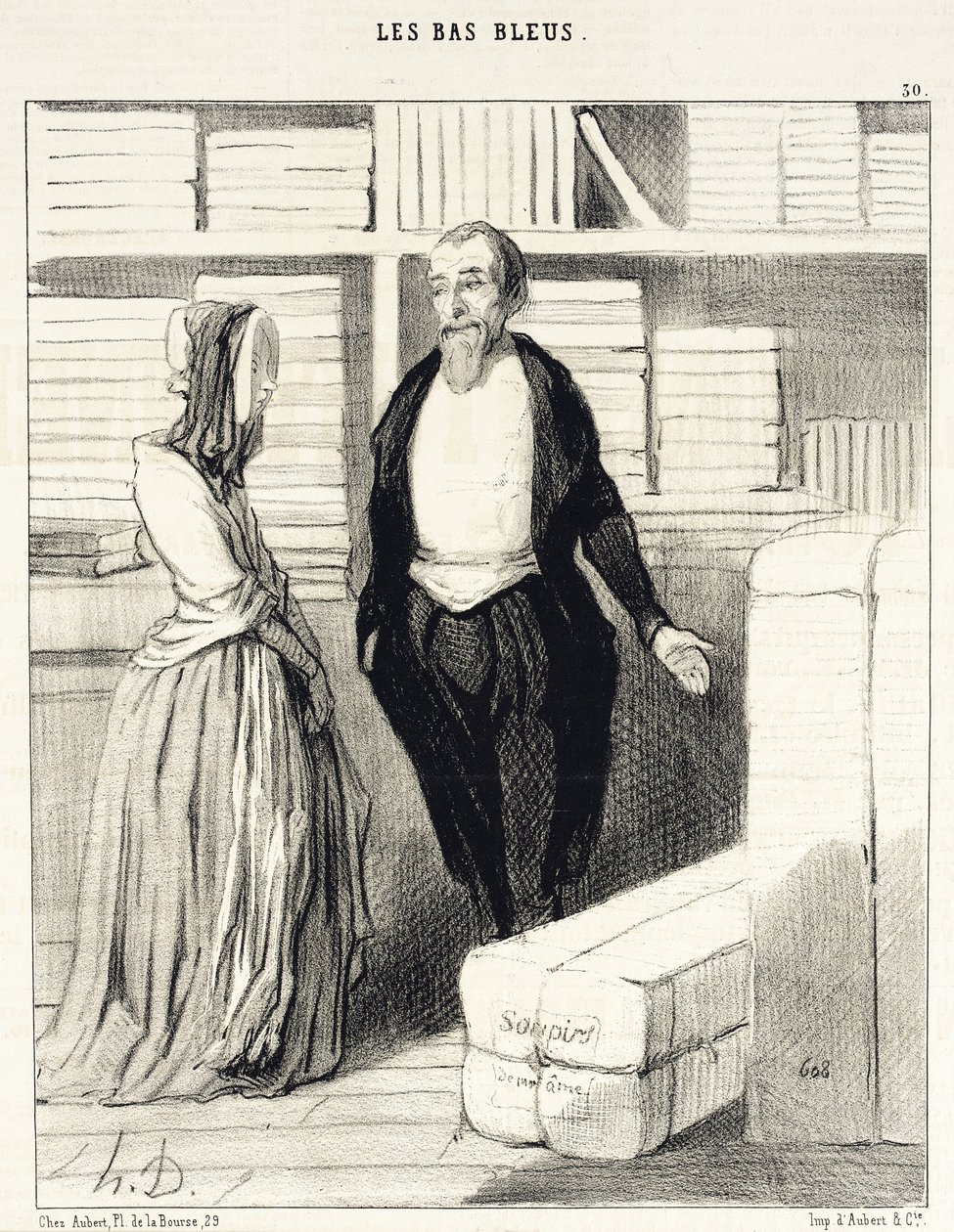 Our Accounts are Easy to Establish... by Honoré Daumier