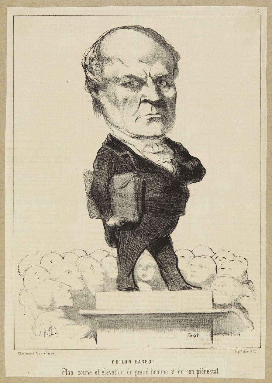 Odilon Barrot by Honoré Daumier