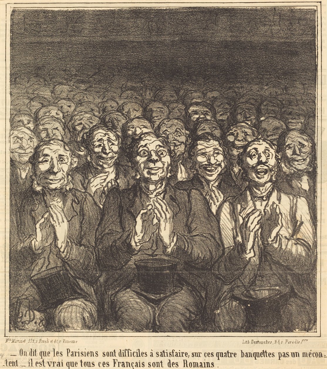 They Say That Parisians... by Honoré Daumier