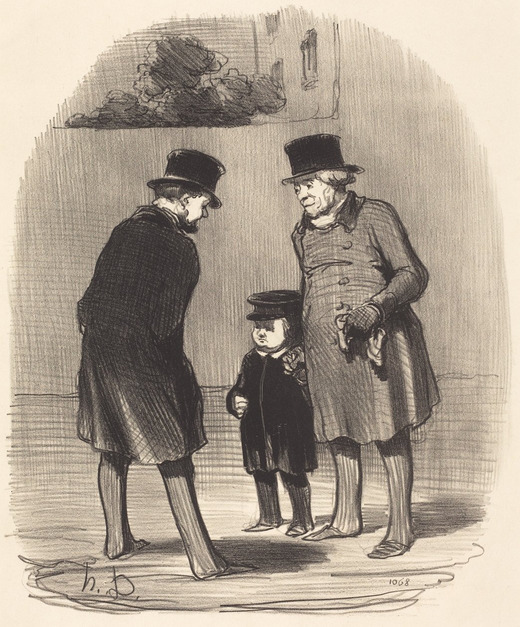 Yes, Mr. Chapuzot... by Honoré Daumier