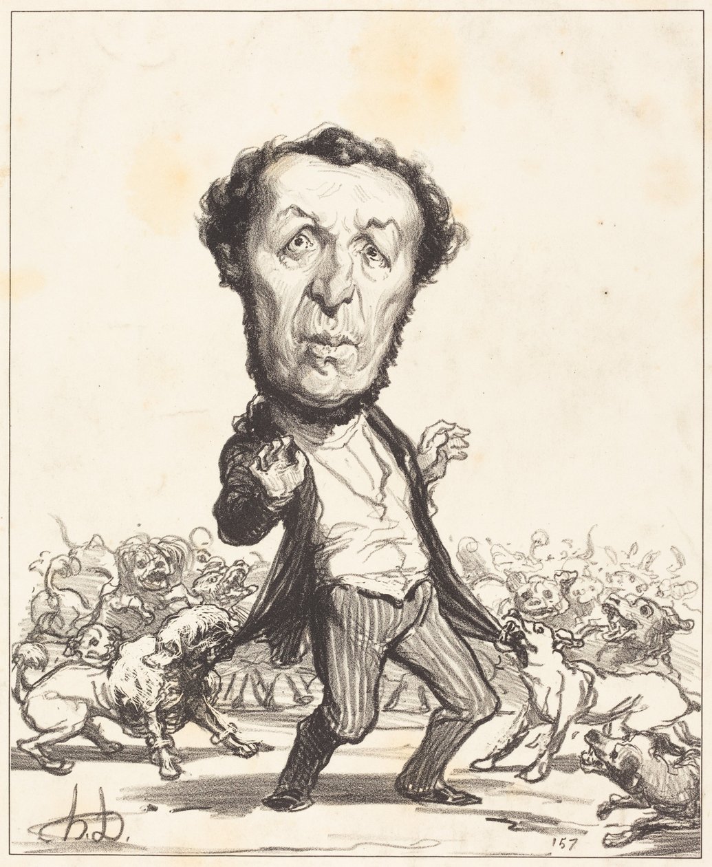 Ovide Remilly by Honoré Daumier