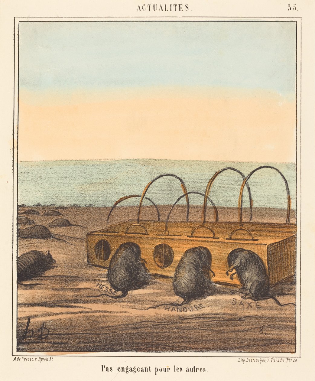 Unenticing for the Others by Honoré Daumier