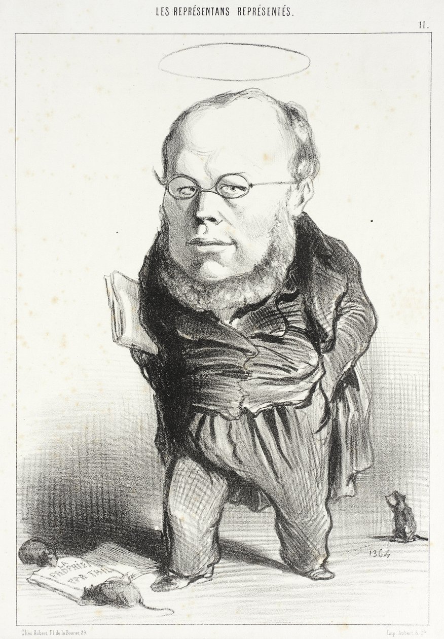 Proudhon by Honoré Daumier