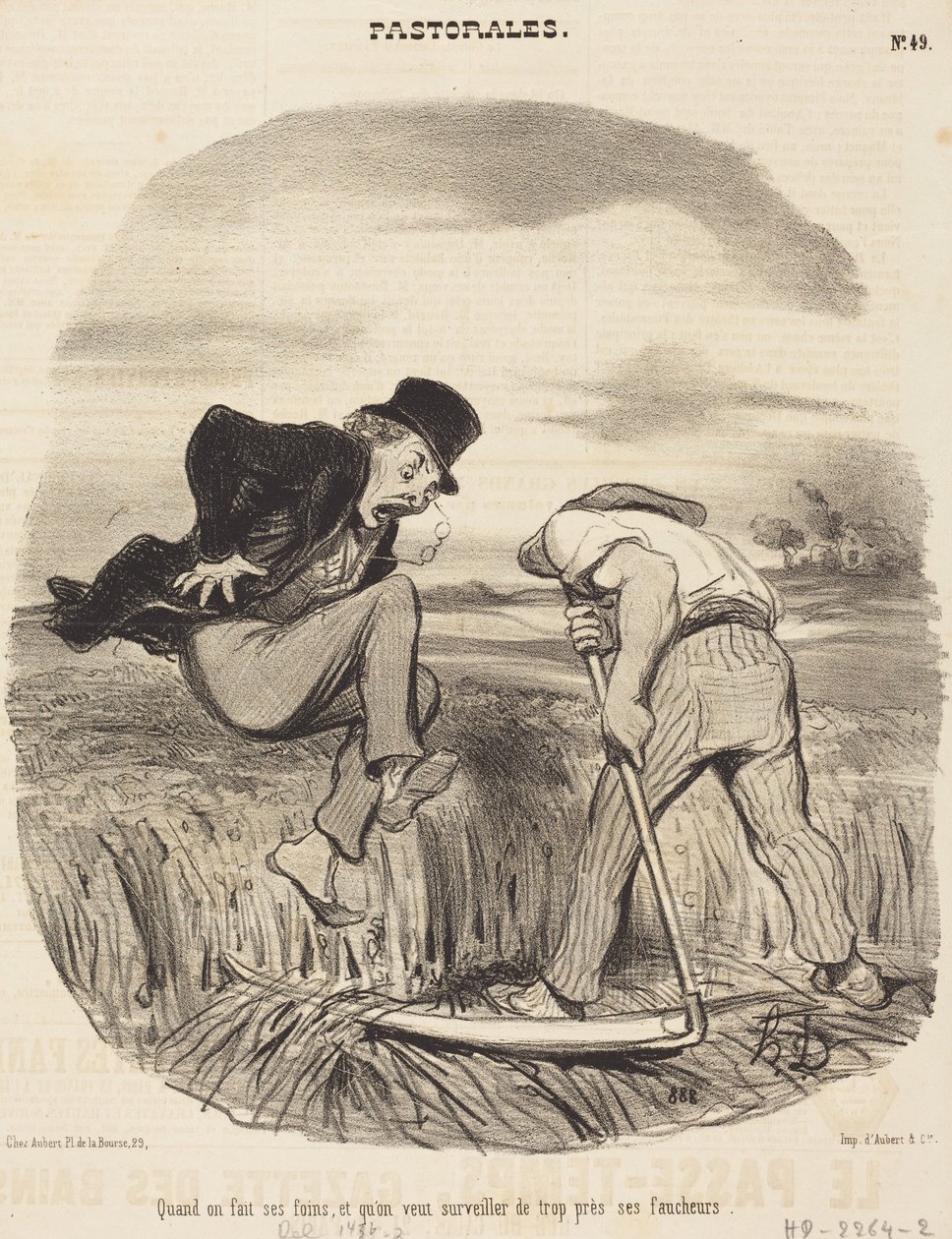 When We Make Hay... by Honoré Daumier