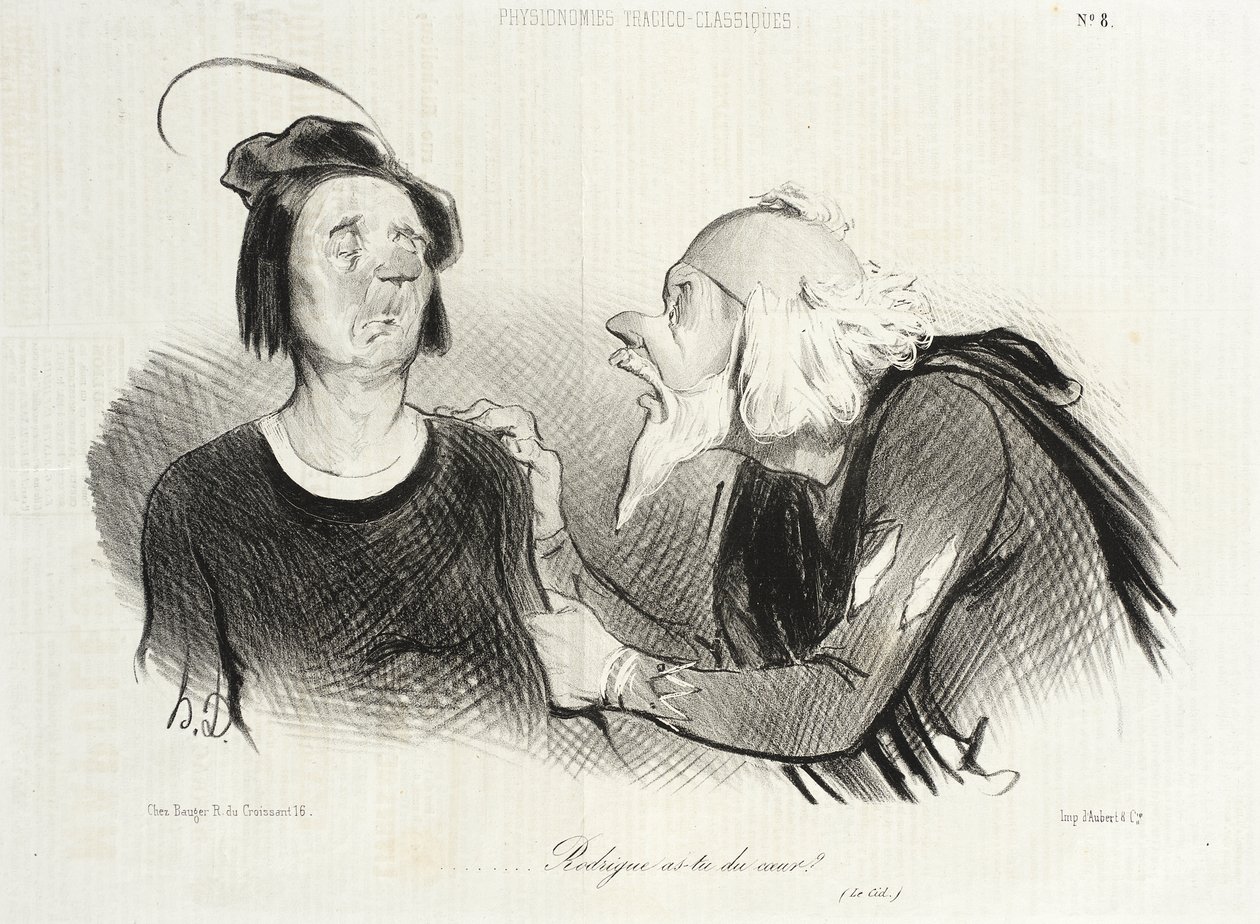 Rodrigue, Do You Have Courage? (Le Cid) by Honoré Daumier