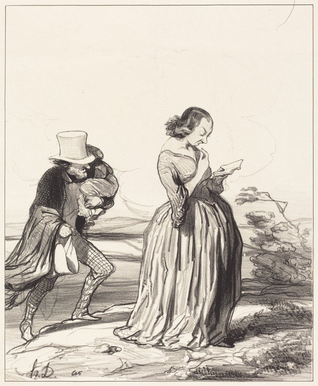 Saperlotte!... how I wish... that my wife had finished... by Honoré Daumier
