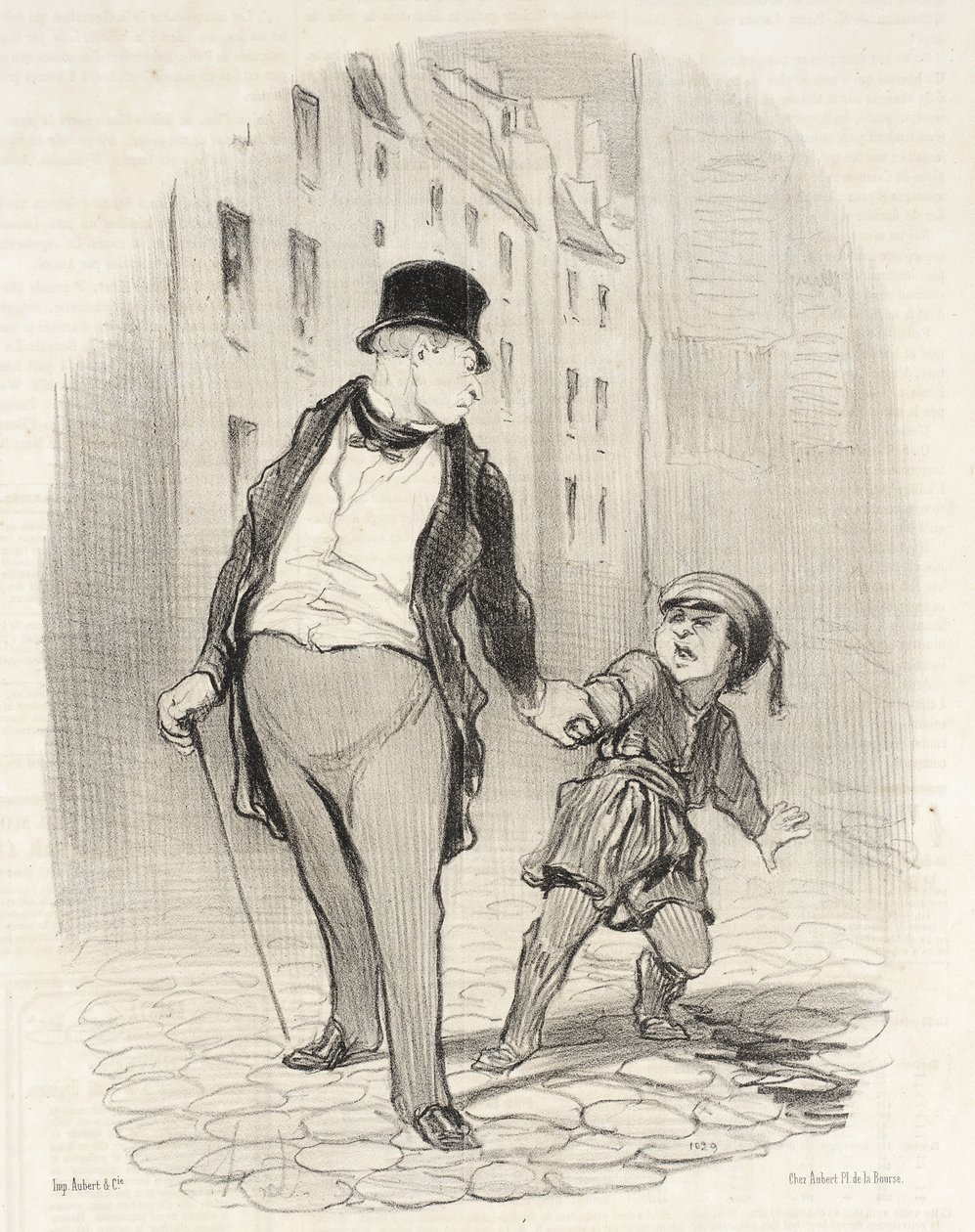 If You Do Not Come to School Faster Than That by Honoré Daumier