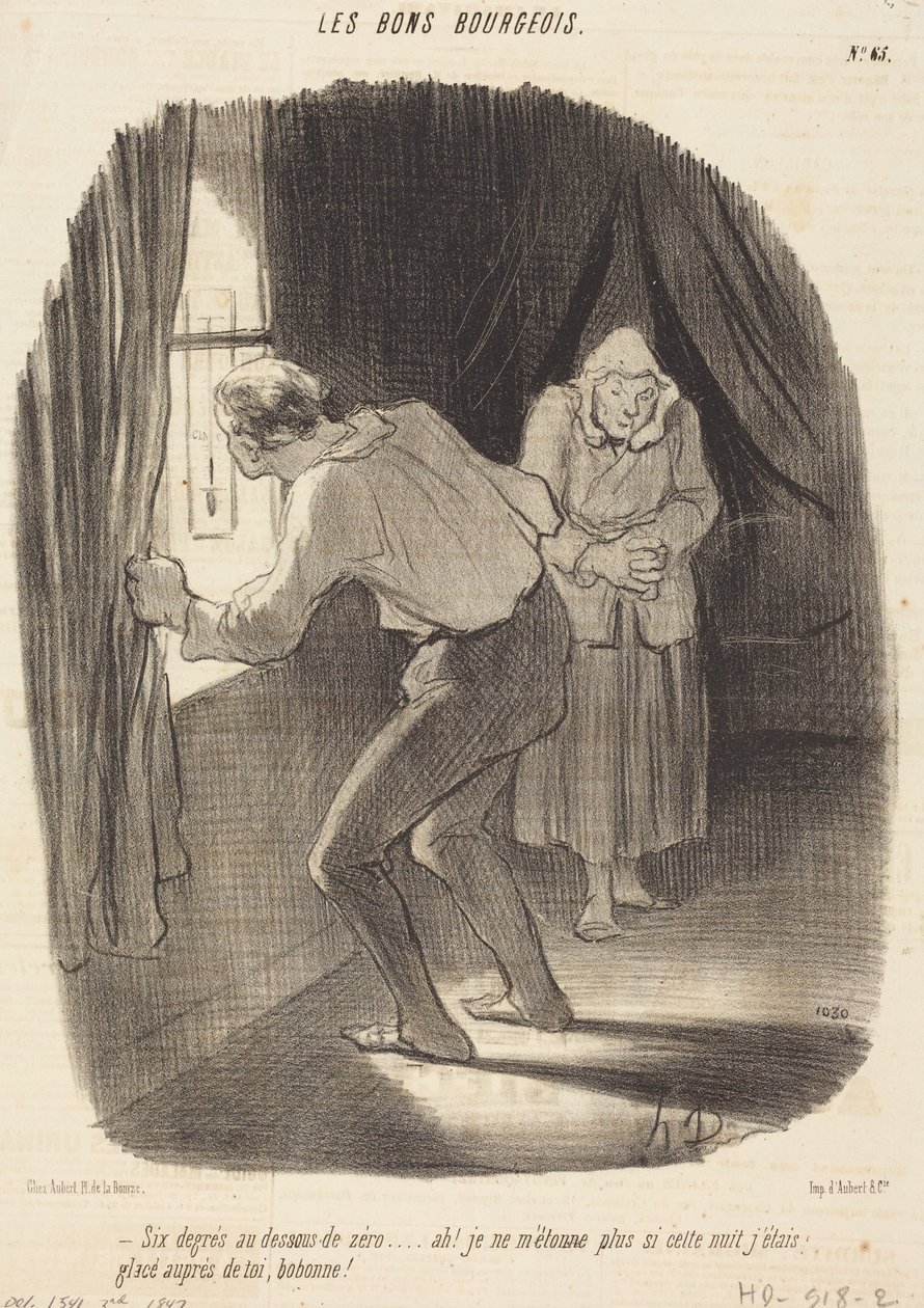 Six Degrees Below Zero... by Honoré Daumier