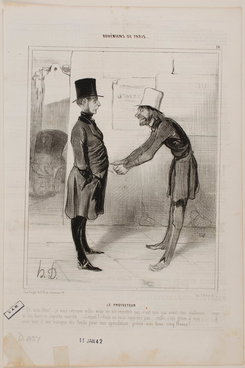 The Patron by Honoré Daumier