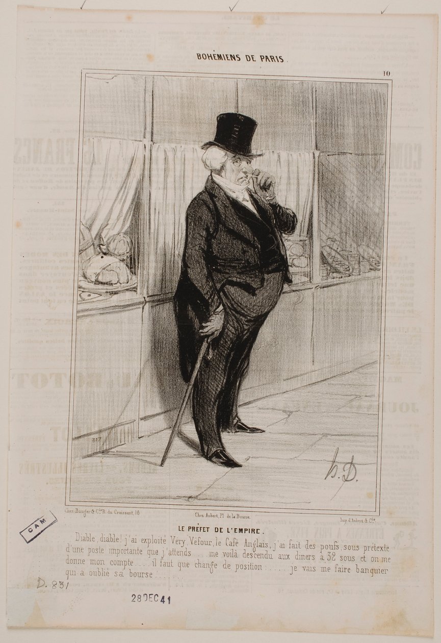 The Prefect of the Empire by Honoré Daumier
