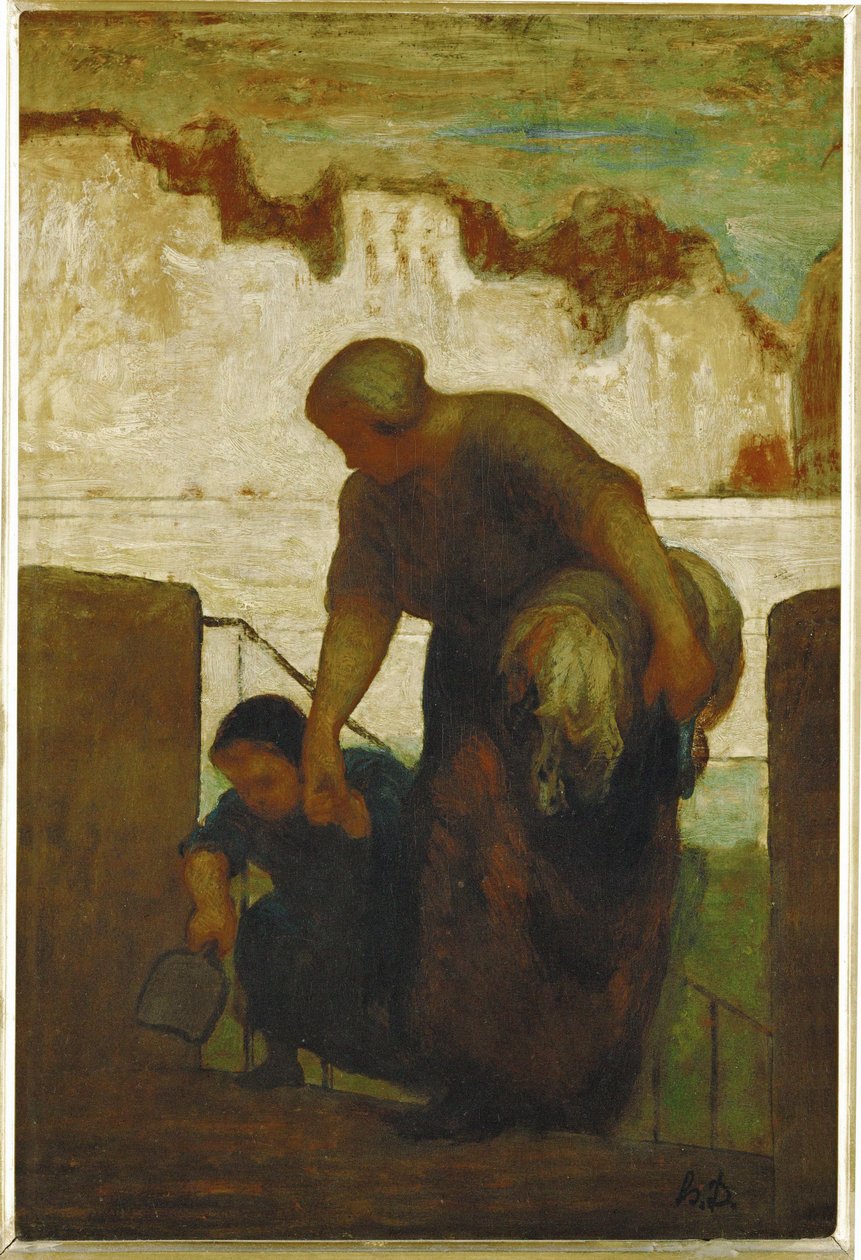 The Washerwoman by Honore Daumier