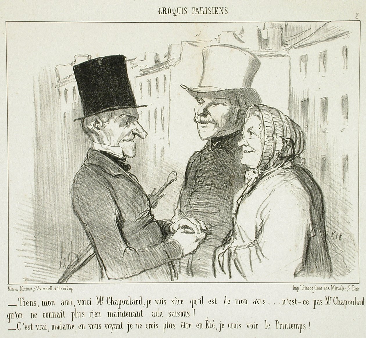 "Here, My Friend, Is Mr. Chapoulard..." by Honoré Daumier